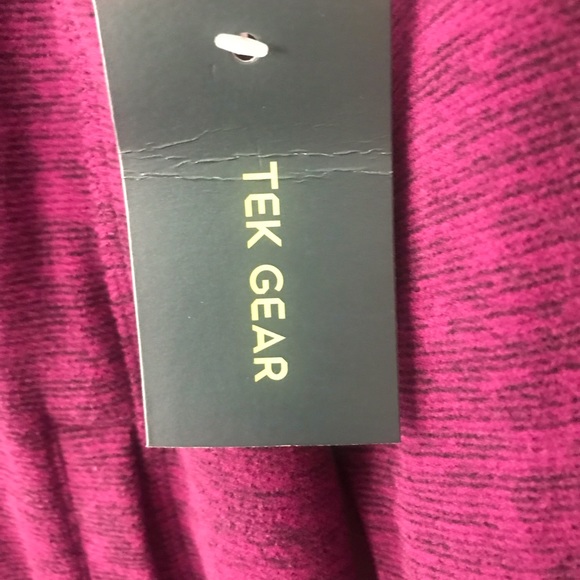 TEK GEAR super soft 1/4 zip pullover “pansy plum” fleece top, size small NWT - Picture 3 of 5